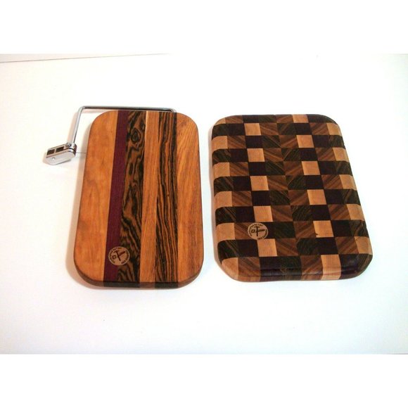 Exotic Wood Cheese Board Handcrafted by Carl AKA Geppetto Handmade - Picture 3 of 5